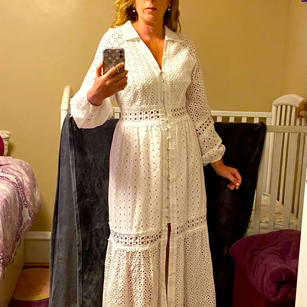 White dress